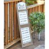 Rustic Porch Rules Hanging Sign - Outdoor Decor for Front Porch with Welcome and Family Rules