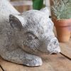 Adorable Playful Piglet Garden Statue - Cute Pig Sculpture for Outdoor Decor