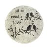 All You Need Is Love Stepping Stone - Beautiful Garden Decor Accent