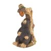 Black Bear Solar Statue - Outdoor Garden Decor with Solar Powered LED Lights