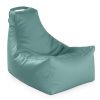 Jaxx Juniper Nautical Edition - Casual Bean Bag Seating for Boat, Yacht & Watersports - Marine Vinyl, Waterfall Blue