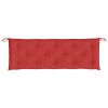 Garden Bench Cushions 2pcs Red 59.1"x19.7"x2.8" Oxford Fabric