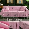 Pink Feather Sofa Cover Living Room Slipcover Love Seat Towel Couch Cover Home Textile Decor