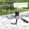 Hammock Chair Stand Adjustable Swing Chair Stand with Safety Hook and Sturdy Chain