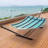 2-Person Heavy-Duty Hammock Stand with Storage Bag