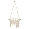 Round Tassel Cotton Sling Beige