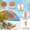 7.2 Feet Patio Thatched Tiki Umbrella Hawaiian Hula Beach Umbrella