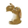 Adorable Mom and Baby Rabbit Figurine for Playful Decor