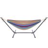 Free shipping  Hammock & Steel Frame Stand Swing Chair Home/Outdoor Backyard Garden Camp Sleep YJ