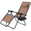 Outdoor Folding Zero Gravity Reclining Lounge Chair