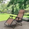 Outdoor Folding Zero Gravity Reclining Lounge Chair